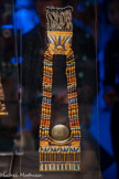 Pectoral de Toutânkhamon représentant une barque en or et un disque lunaire en argent avec contrepoids et chaîne
Or, lapis-lazuli, feldspath vert, cornaline, verre
Règne de Toutânkhamon, 1336-1326 av. J.-C. Grand musée égyptien